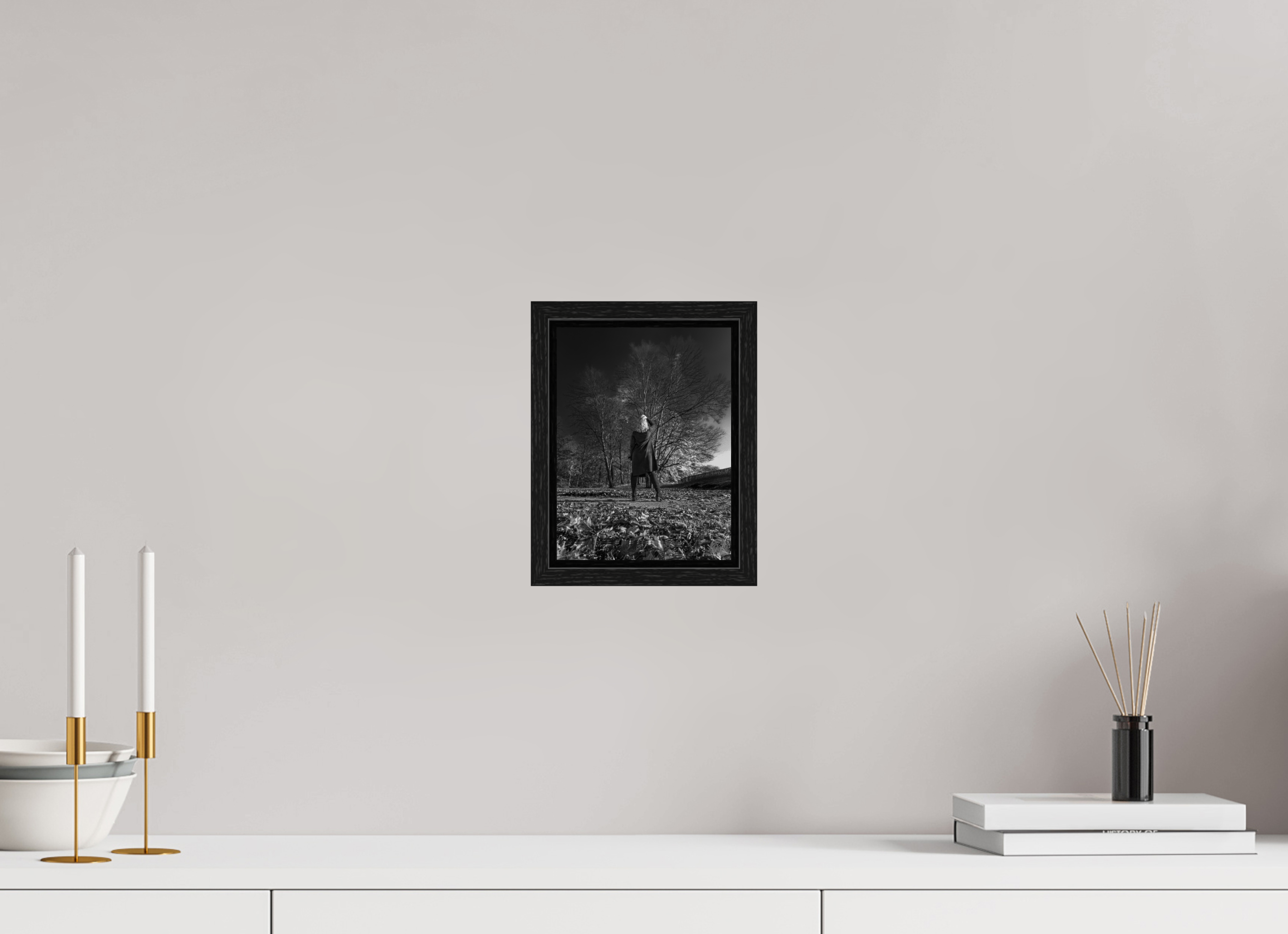 15 x 20 cm, Floater Frame Herbstspaziergang