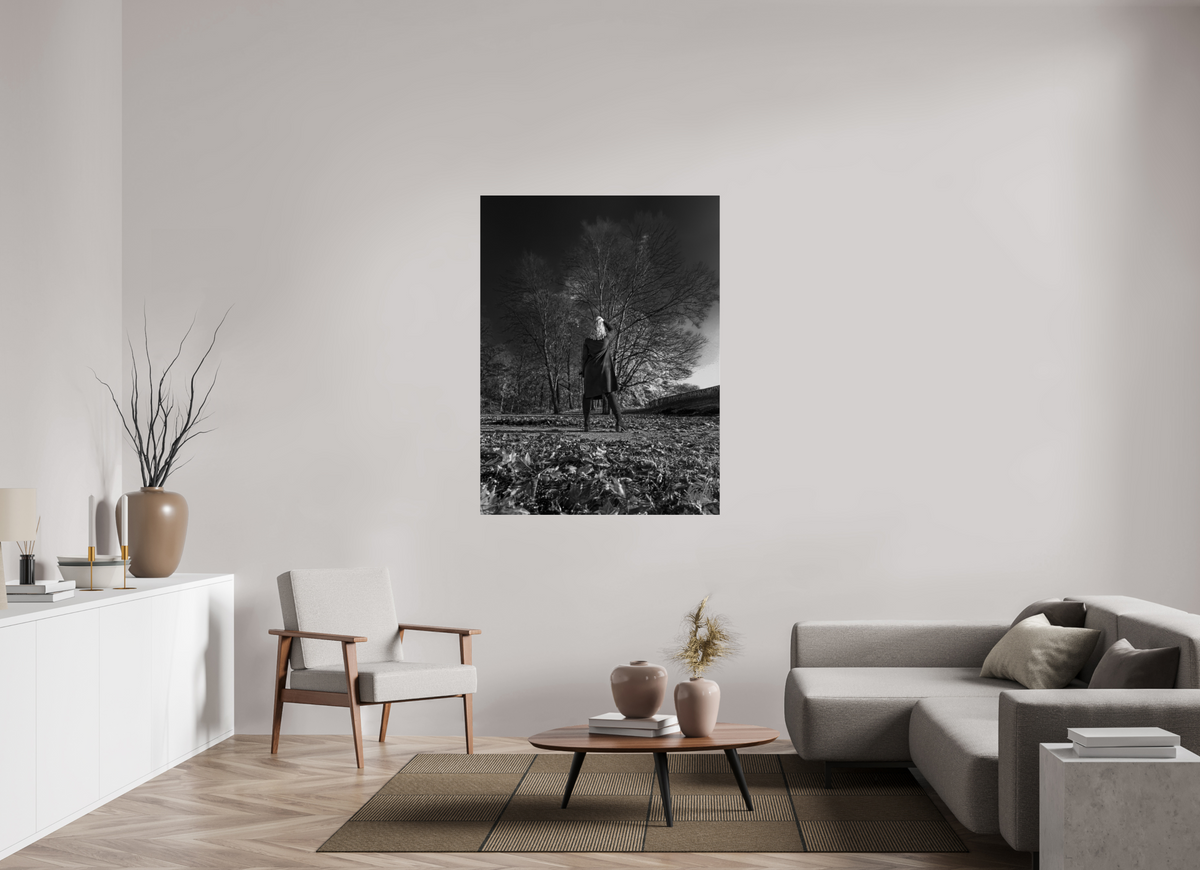 105 x 140 cm, Photo Print Under Acrylic Glass Herbstspaziergang